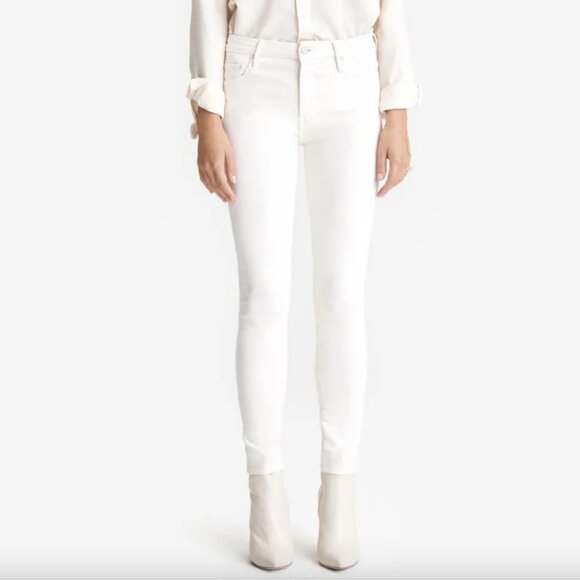 MOTHER the looker ankle in cream puffs wash size 23 - Picture 1 of 10